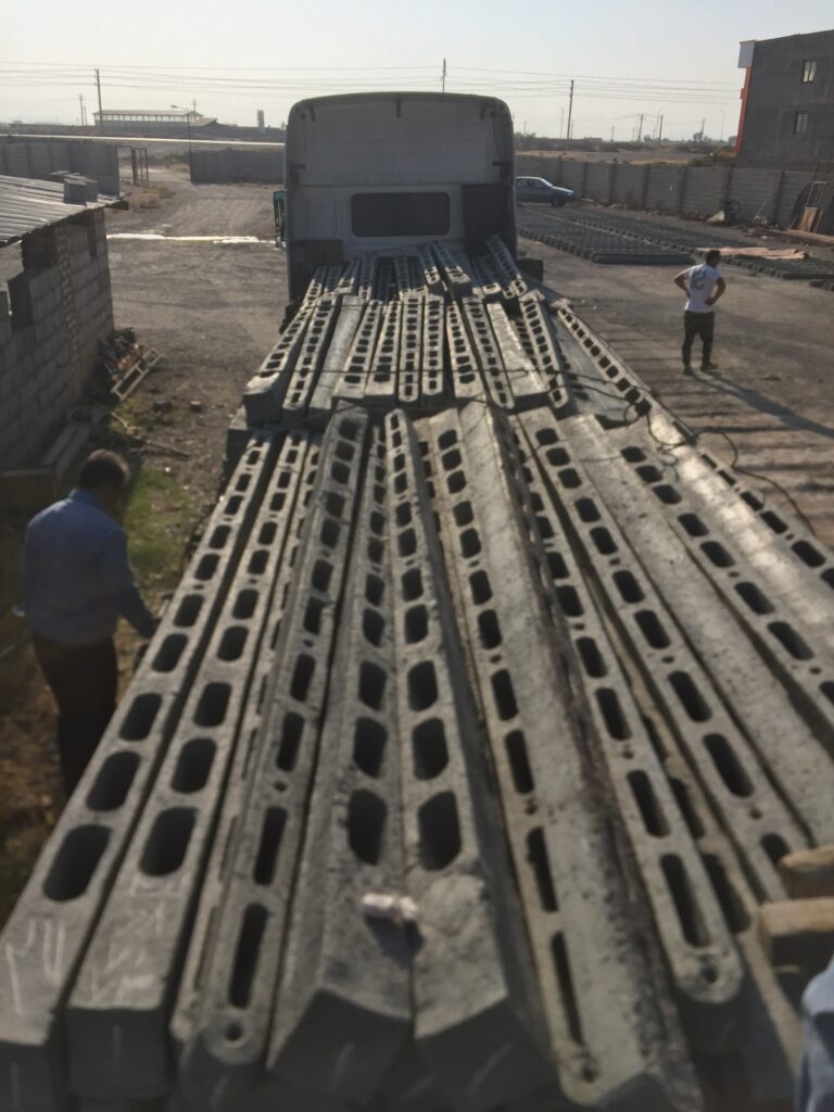 تحویل و ارسال تیرچه بتنی حصاری و باغی به تمام ایران